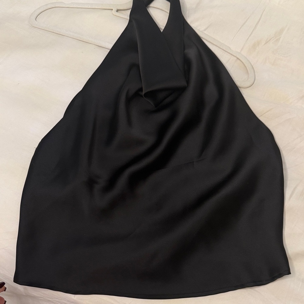 Elegant Black Halter top